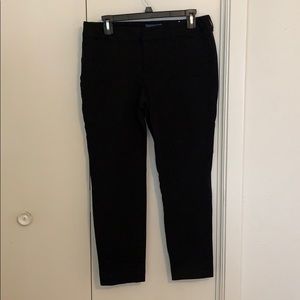 Blank, ankle length pants